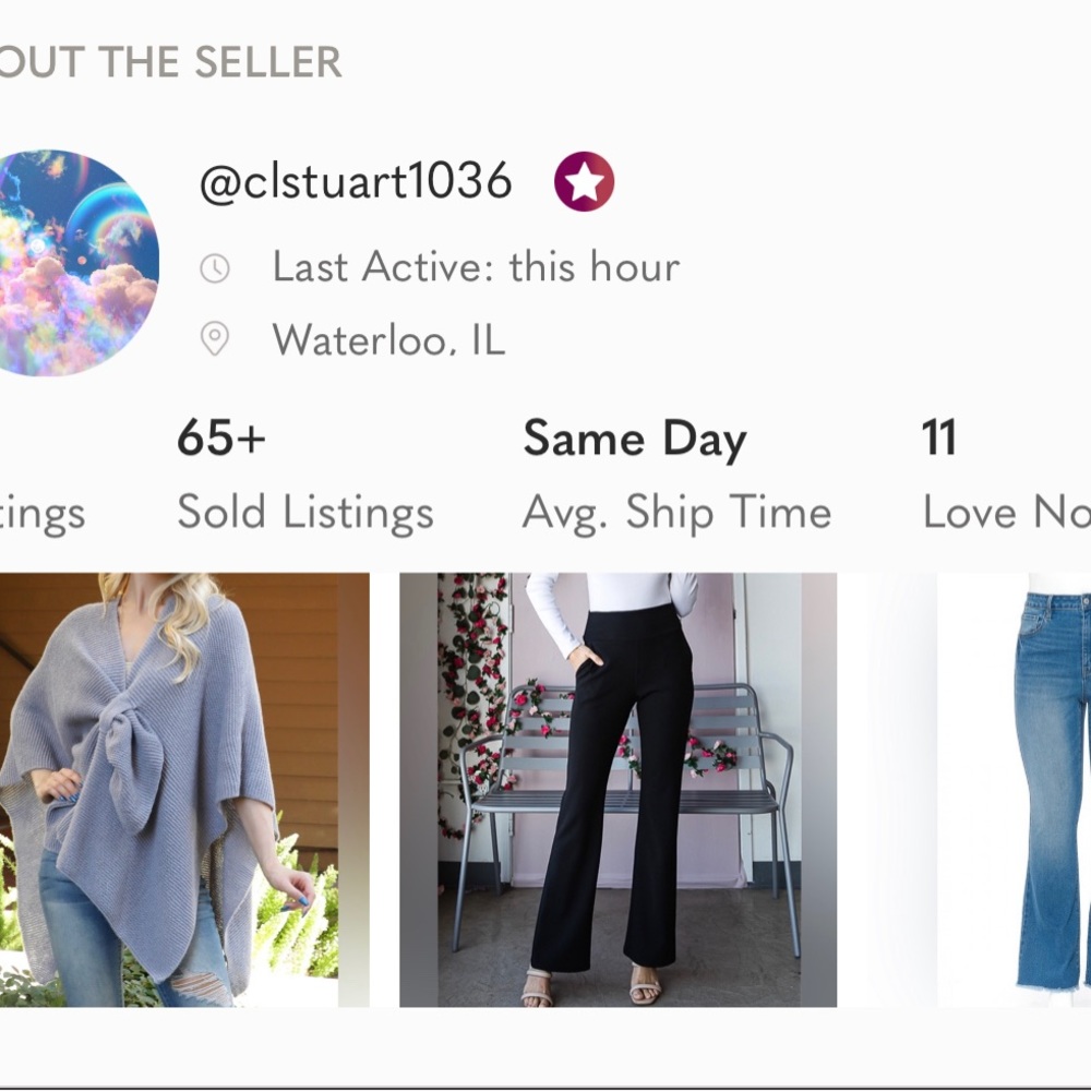 Welcome to My Live Show Closet. Check Out my active account @clstuart1036